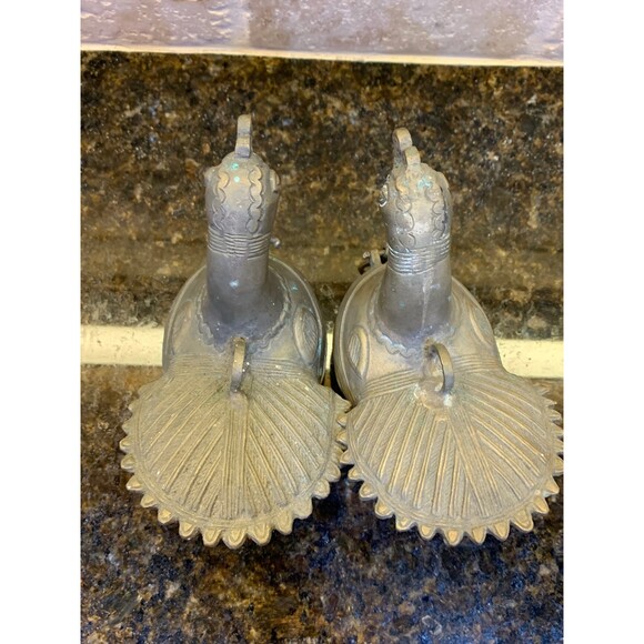 Vintage Cast Iron/Metal Peacock Hinged Boxes (2) - EUC - Very Nice Patina Look - Picture 12 of 12